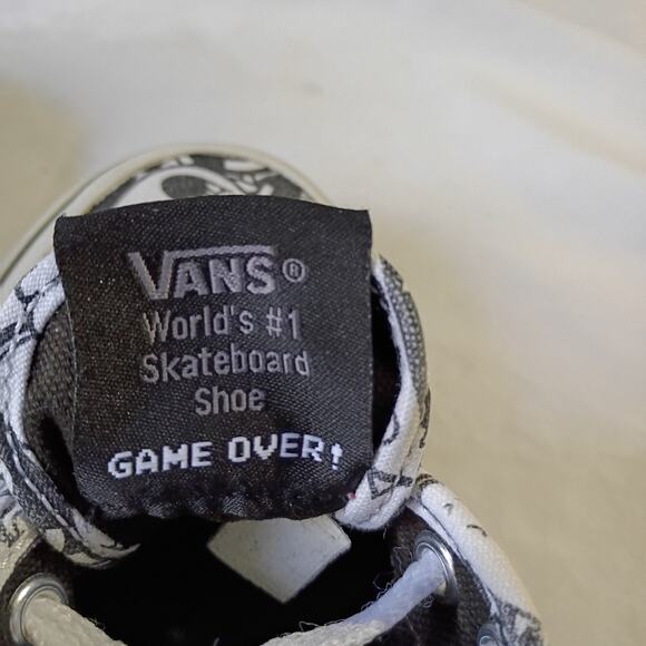 Vans Nintendo Super Mario Bros Villains Game Over Sneakers W7 M5.5 Canvas Skate - Picture 4 of 15